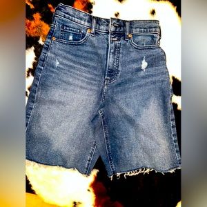 Express jean shorts